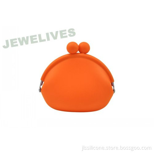 Direct Manufactures Offer The Silicone Coin Bag In Candy Color In Orange